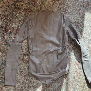 SKIMS Taupe Long Sleeve Bodysuit